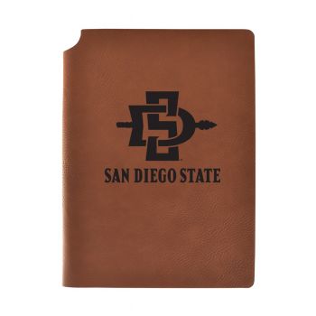 Leather Hardcover Notebook Journal - SDSU Aztecs