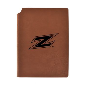 Leather Hardcover Notebook Journal - Akron Zips