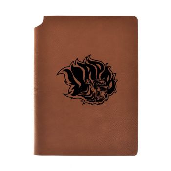 Leather Hardcover Notebook Journal - Arkansas Pine Bluff Golden Lions