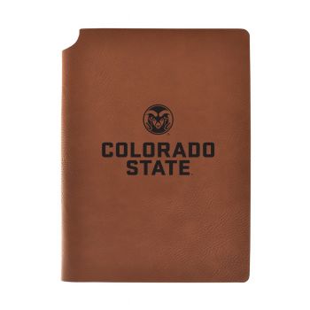 Leather Hardcover Notebook Journal - Colorado State Rams