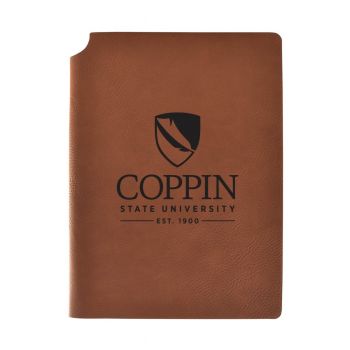Leather Hardcover Notebook Journal - Coppin State Eagles
