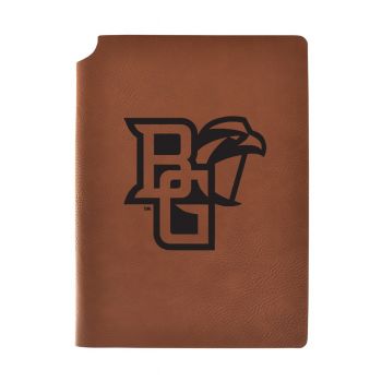 Leather Hardcover Notebook Journal - Bowling Green State Falcons