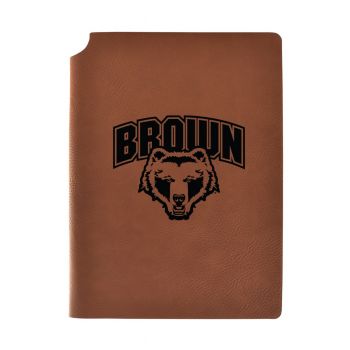 Leather Hardcover Notebook Journal - Brown Bears