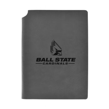Leather Hardcover Notebook Journal - Ball State Cardinals
