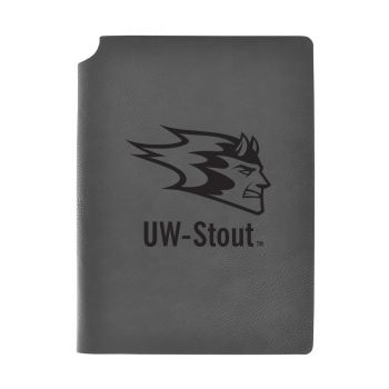Leather Hardcover Notebook Journal - Wisconsin-Stout
