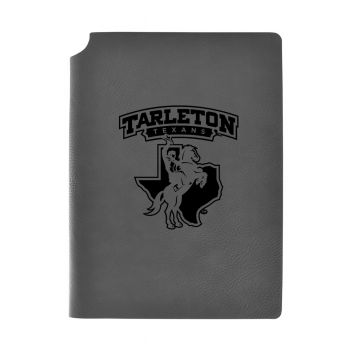 Leather Hardcover Notebook Journal - Tarleton State Texans