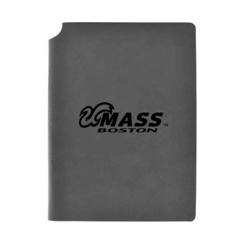 Leather Hardcover Notebook Journal - UMass Boston