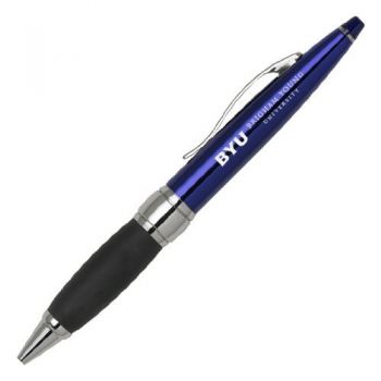 Ballpoint Twist Pen with Grip - BYU Cougars