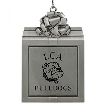 Pewter Gift Box Ornament - Liberty Flames