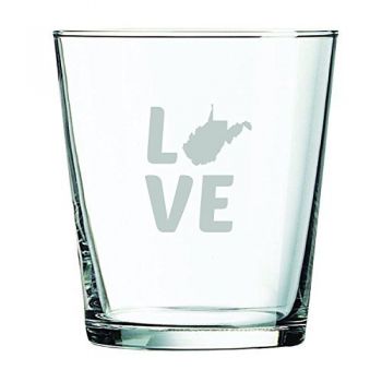 13 oz Cocktail Glass - West Virginia Love - West Virginia Love