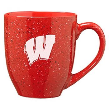 16 oz Ceramic Coffee Mug with Handle - Wisconsin Badgers