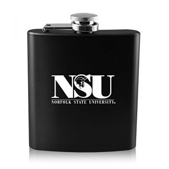 6 oz Stainless Steel Hip Flask - Norfolk State Spartans