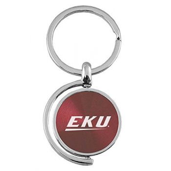 Spinner Round Keychain - Eastern Kentucky Colonels