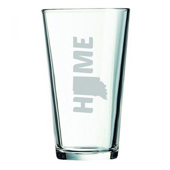 16 oz Pint Glass  - Indiana Home Themed - Indiana Home Themed