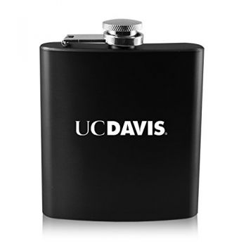 6 oz Stainless Steel Hip Flask - UC Davis Aggies