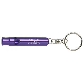Emergency Whistle Keychain - Western Illinois Leathernecks