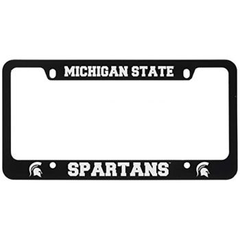 Stainless Steel License Plate Frame - Michigan State Spartans