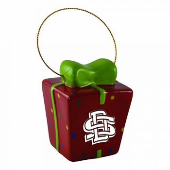 Ceramic Gift Box Shaped Holiday - South Dakota State Jackrabbits