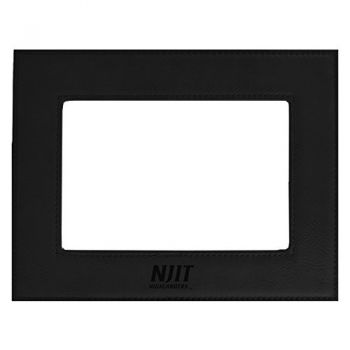 4 x 6 Velour Leather Picture Frame - NJIT Highlanders