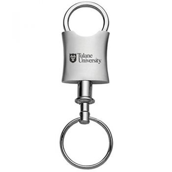 Tapered Detachable Valet Keychain Fob - Tulane Pelicans