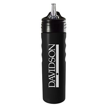24 oz Stainless Steel Sports Water Bottle - Davidson Wildcats