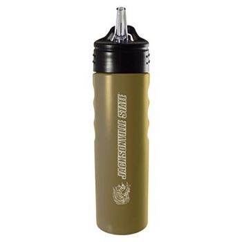 24 oz Stainless Steel Sports Water Bottle - Jacksonville State Gamecocks