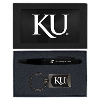 Prestige Pen and Keychain Gift Set - Kansas Jayhawks
