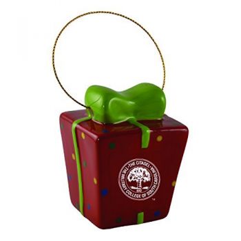 Ceramic Gift Box Shaped Holiday - Citadel Bulldogs