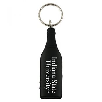 Wine Opener Keychain Multi-tool - Indiana State Sycamores
