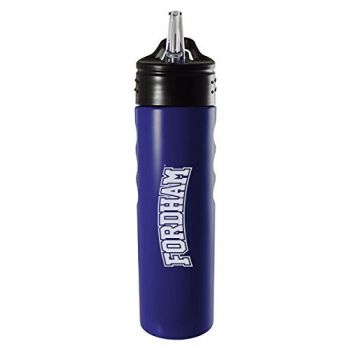 24 oz Stainless Steel Sports Water Bottle - Fordham Rams