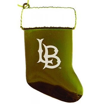 Pewter Stocking Christmas Ornament - Long Beach State 49ers