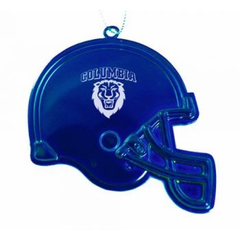 Football Helmet Pewter Christmas Ornament - Columbia Lions