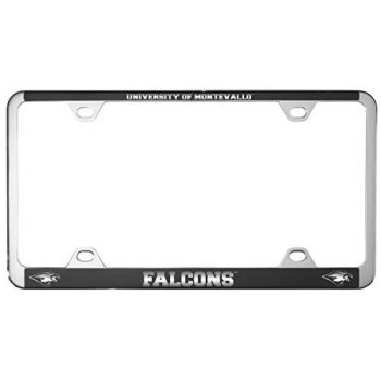 Stainless Steel License Plate Frame - Montevallo Falcons