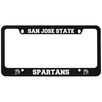 Stainless Steel License Plate Frame - San Jose State Spartans
