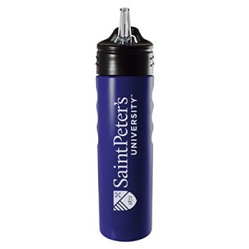 24 oz Stainless Steel Sports Water Bottle - St. Peter's Peacocks