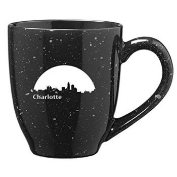 16 oz Ceramic Coffee Mug with Handle - Charlotte City Skyline