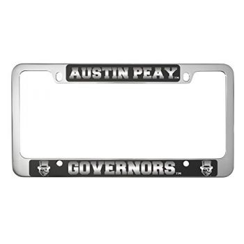 Stainless Steel License Plate Frame - Austin Peay State Governors