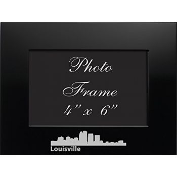 4 x 6  Metal Picture Frame - Louisville City Skyline