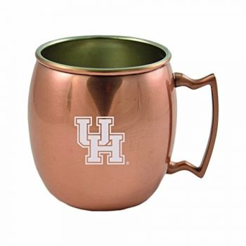 16 oz Stainless Steel Copper Toned Mug - University of Houston