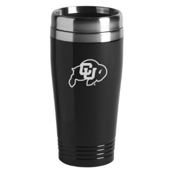 16 oz Stainless Steel Insulated Tumbler - Colorado Buffaloes