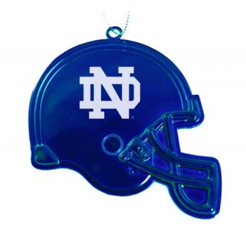 Football Helmet Pewter Christmas Ornament - Notre Dame Fighting Irish