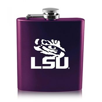 6 oz Stainless Steel Hip Flask - LSU Tigers