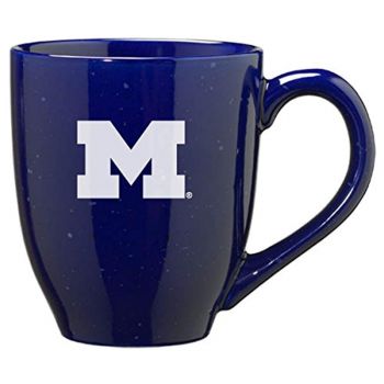 16 oz Ceramic Coffee Mug with Handle - Michigan Wolverines