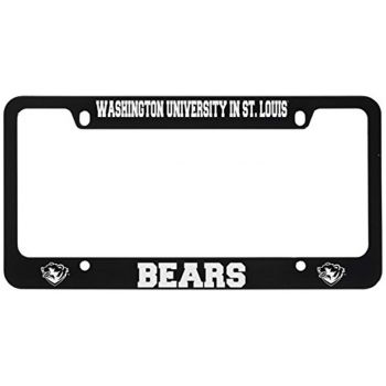 Stainless Steel License Plate Frame - Washington University in St. Louis