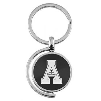 Spinner Round Keychain - Appalachian State Mountaineers