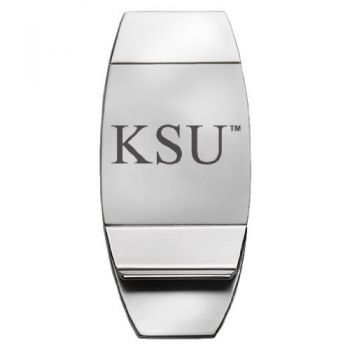 Stainless Steel Money Clip - Kennesaw State Owls