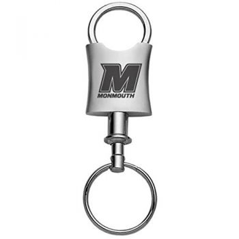 Tapered Detachable Valet Keychain Fob - Monmouth Hawks