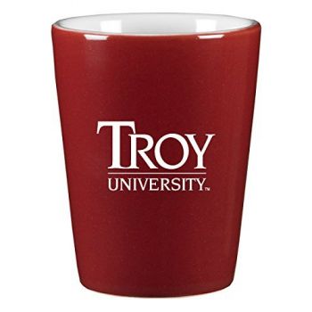 2 oz Ceramic Shot Glass - Troy Trojans