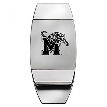 Stainless Steel Money Clip - Memphis Tigers