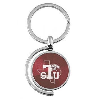 Spinner Round Keychain - Texas Southern Tigers